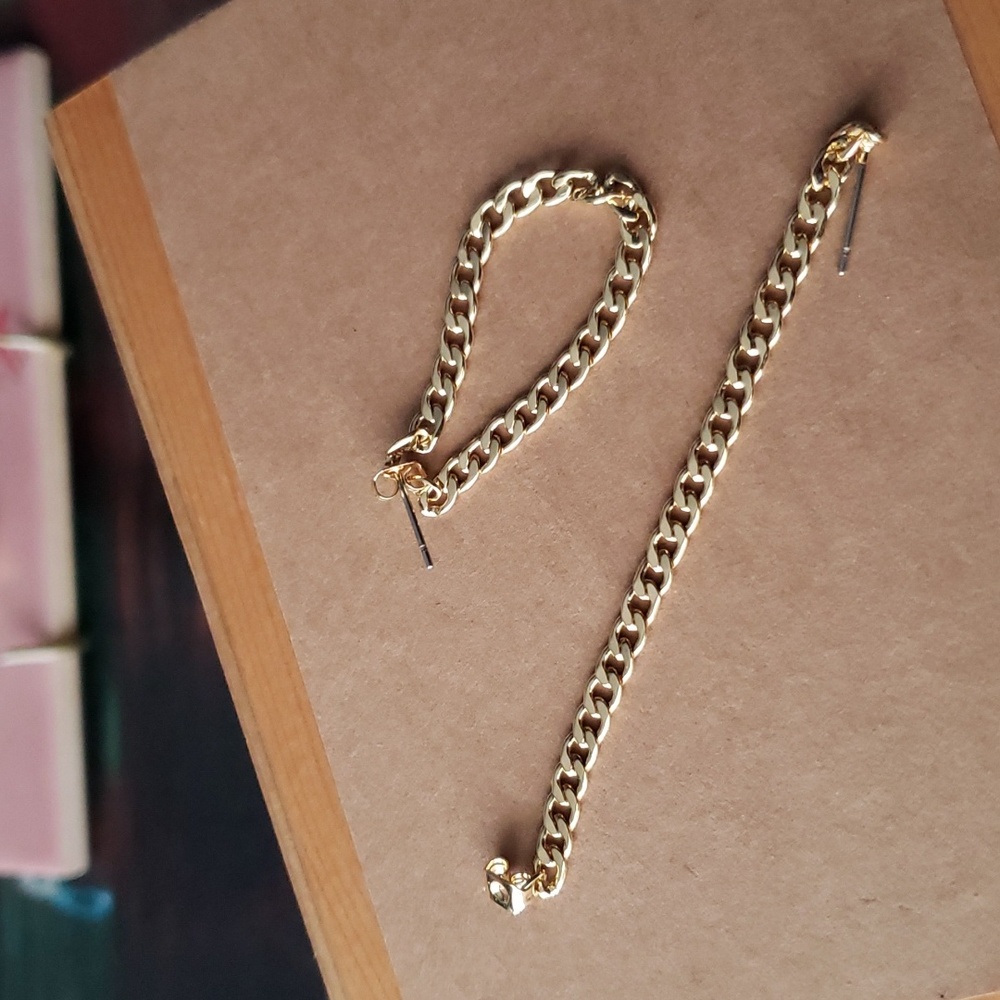 HOUSE OF HARLOW 14K Gold-Plated Hoop Earrings - Picture 6 of 8